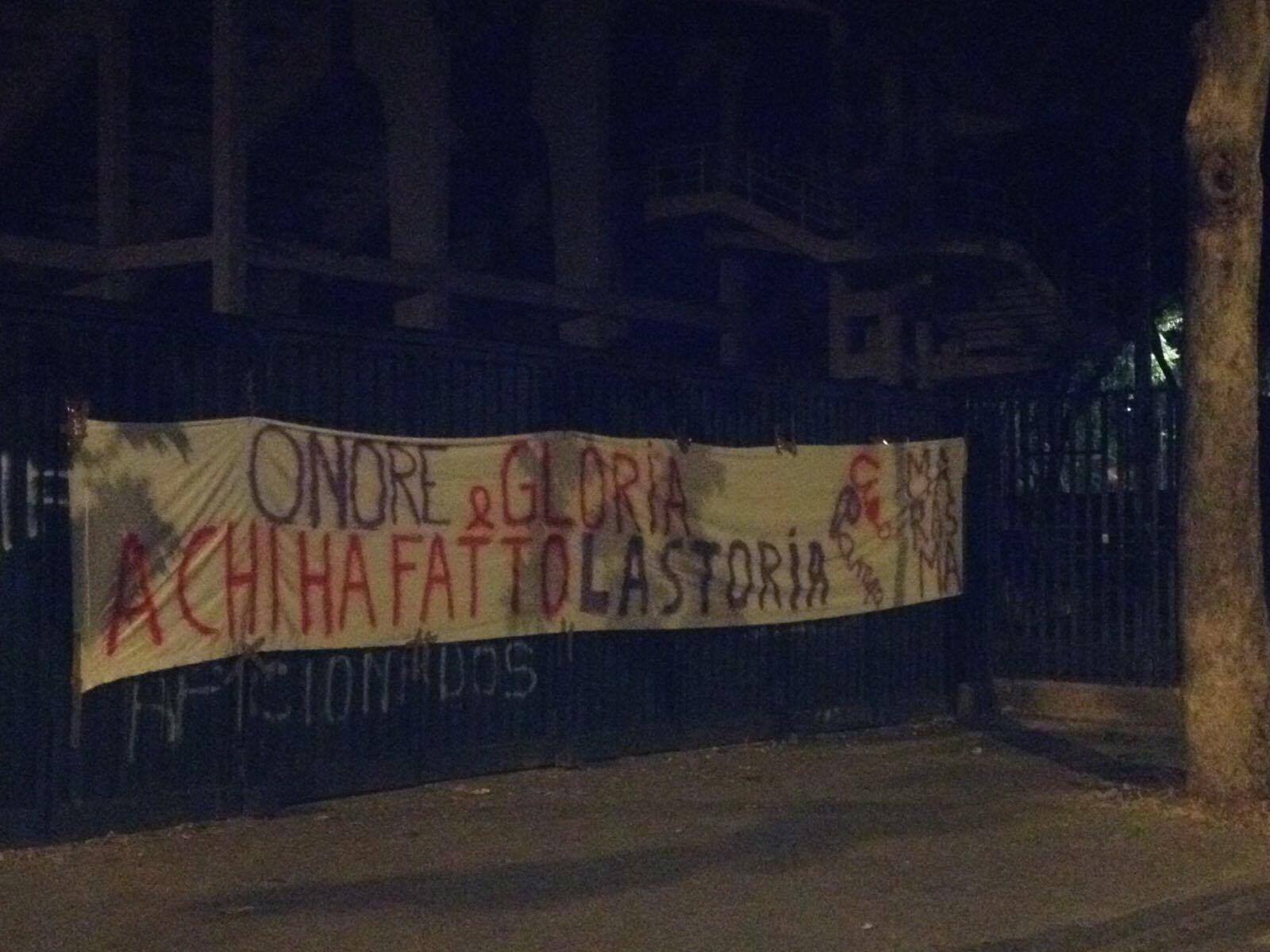 In ricordo del Pampa: "Onore e Gloria a chi ha fatto la storia" (FOTO)