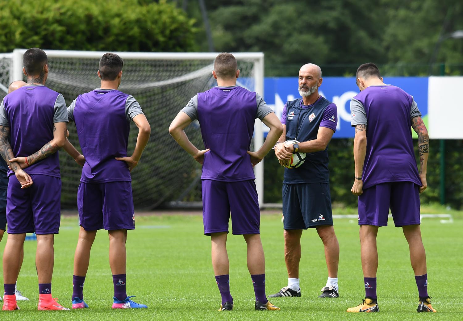 Moena Pioli parla alla squadra