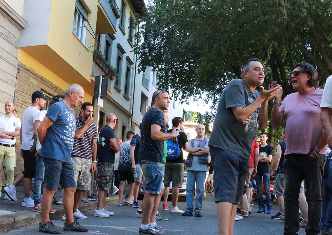 Contestazione Tifosi Stadio Franchi Salica