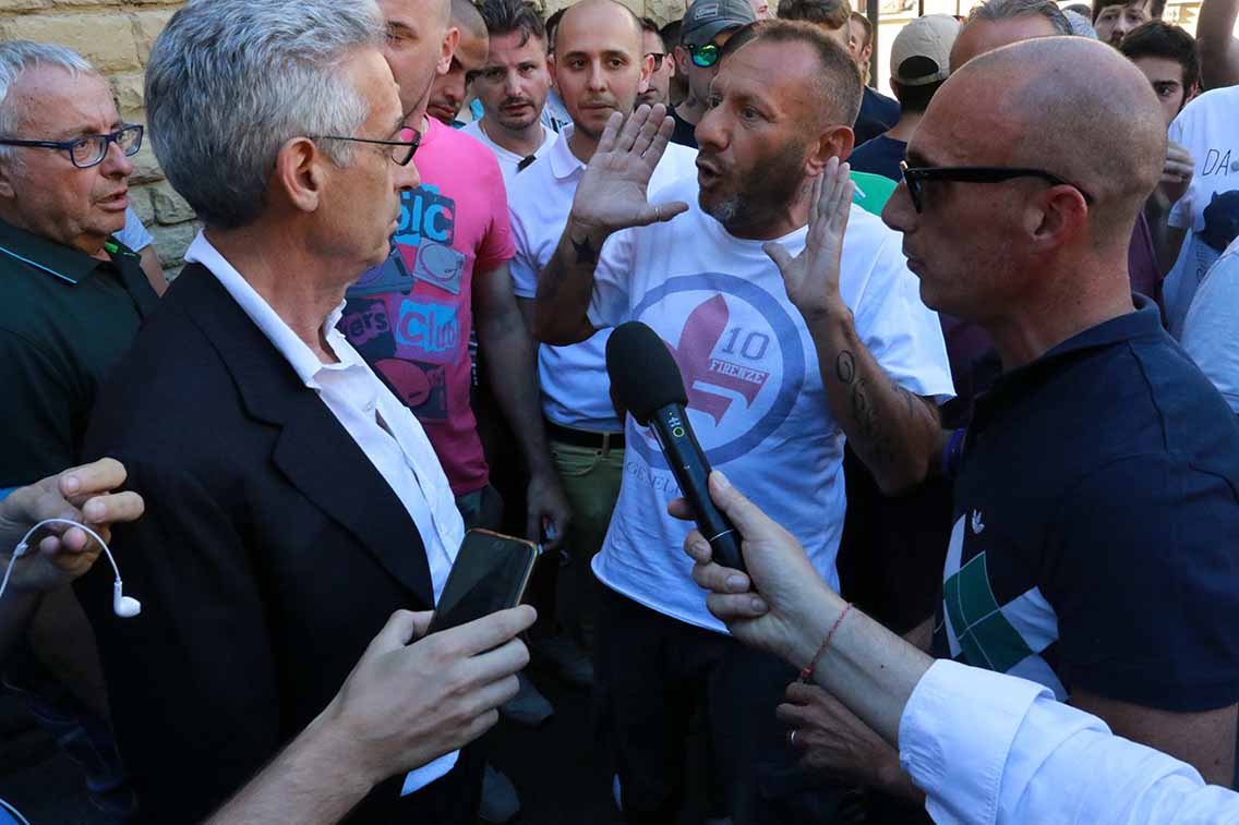 Contestazione Tifosi Stadio Franchi Salica