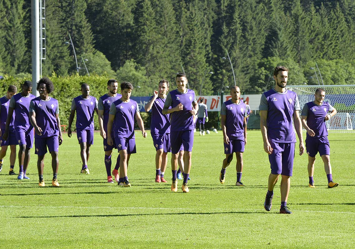 Moena, allenamento mattutino: c'è Chiesa, Gaspar e Drago in gruppo. Partitelle a intensità (VIDEO-FOTO)
