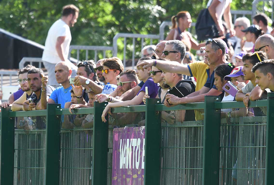 Tifosi Allenamento Fiorentina a Moena 2017