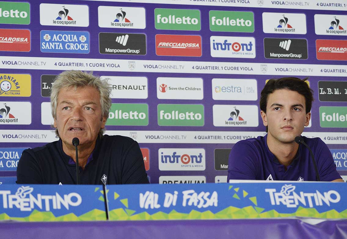 Presentazione Rafik Zekhnini a Moena con Giancarlo Antognoni