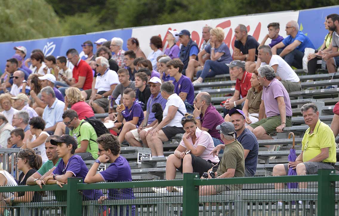 Moena, amichevole Fiorentina-Trento: sulla tribuna del Benatti 1200 spettatori