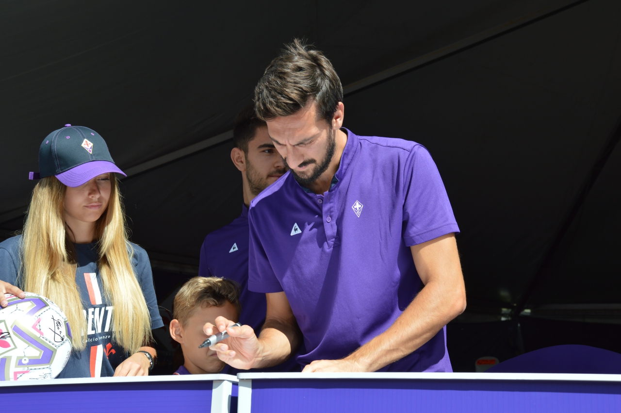 Moena: sessione di autografi per Astori, Sottil e Maganjic (FOTO)