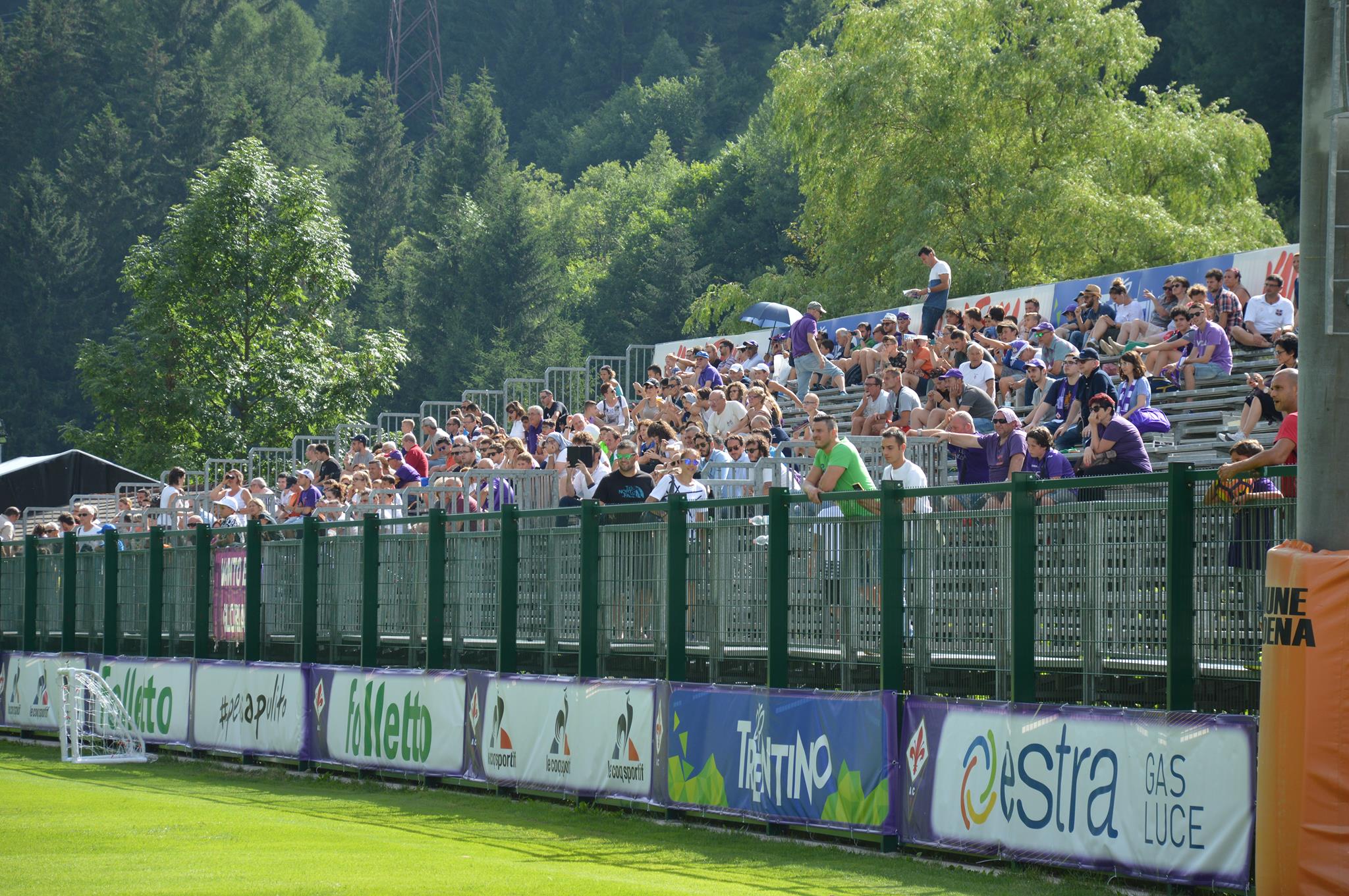 Allenamento Fiorentina a Moena