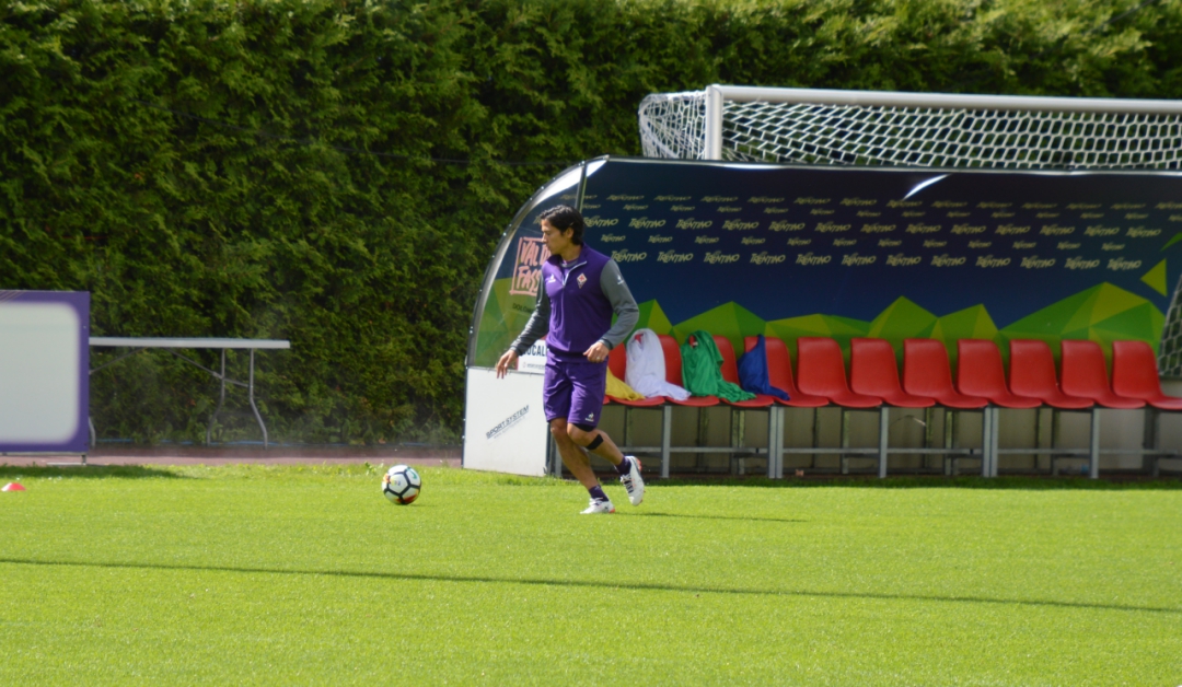 Mati Fernandez torna ad allenarsi con il pallone (FOTO)