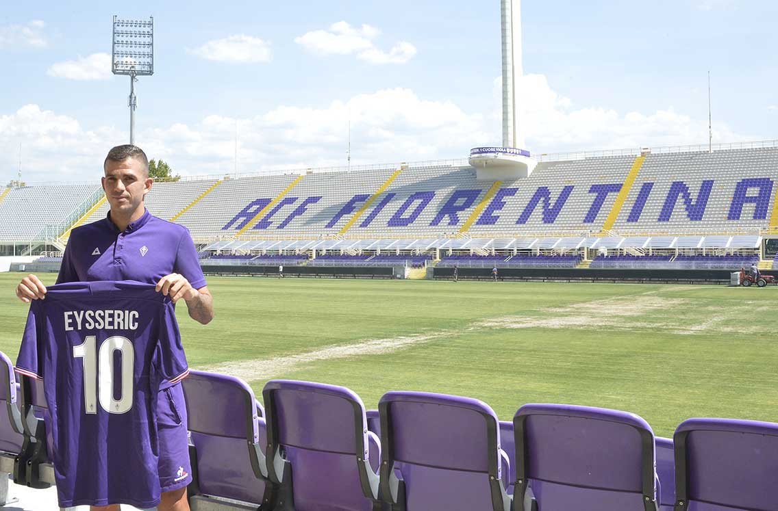 FIORENTINA 17-08-2017. PRESENTAZIONE DI VALENTIN EYSSERIC. GALASSI SILVANO