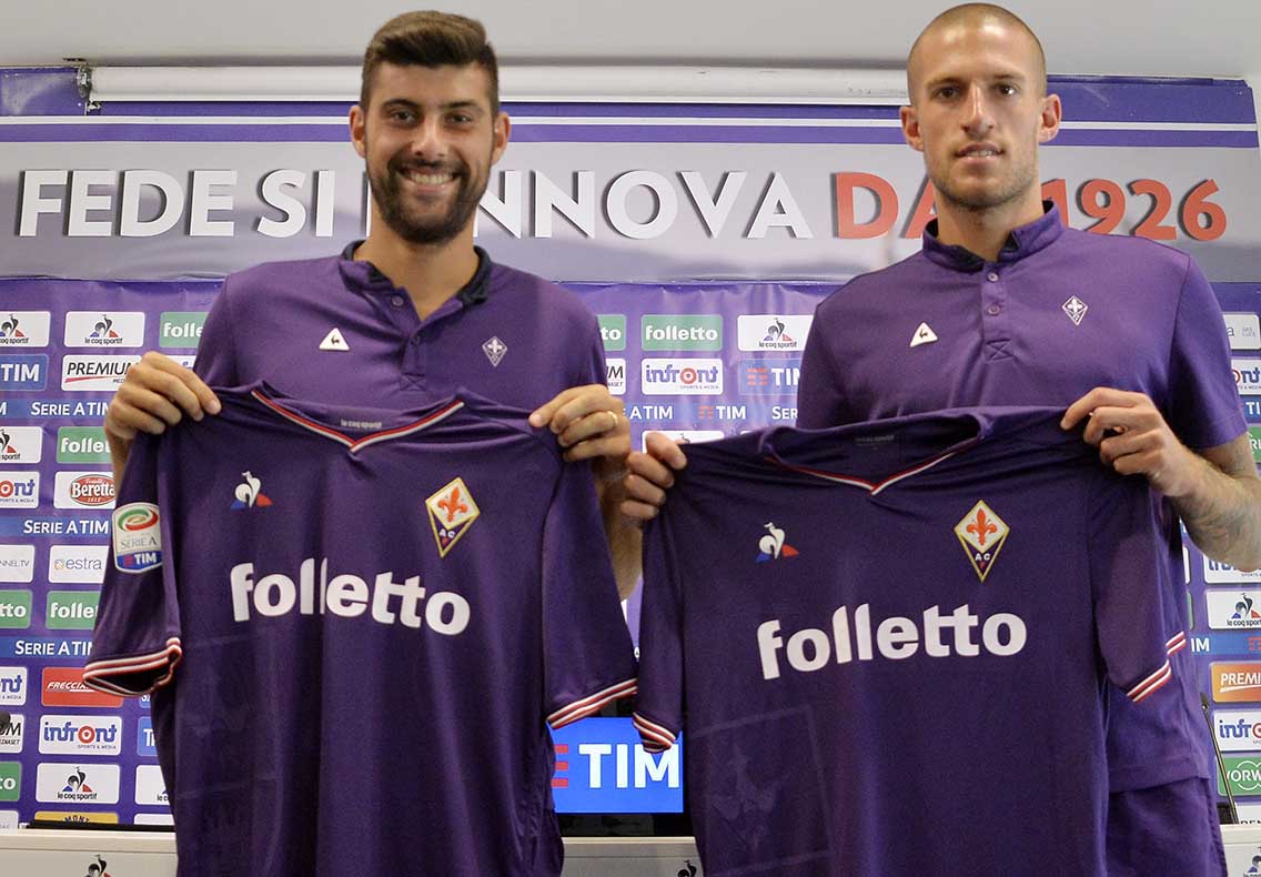 FIORENTINA 18-08-2107 PRESENTAZIONE DI MARCO BENASSI E CRISTIANO BIRAGHI .</p><p>GALASSI SILVANO
