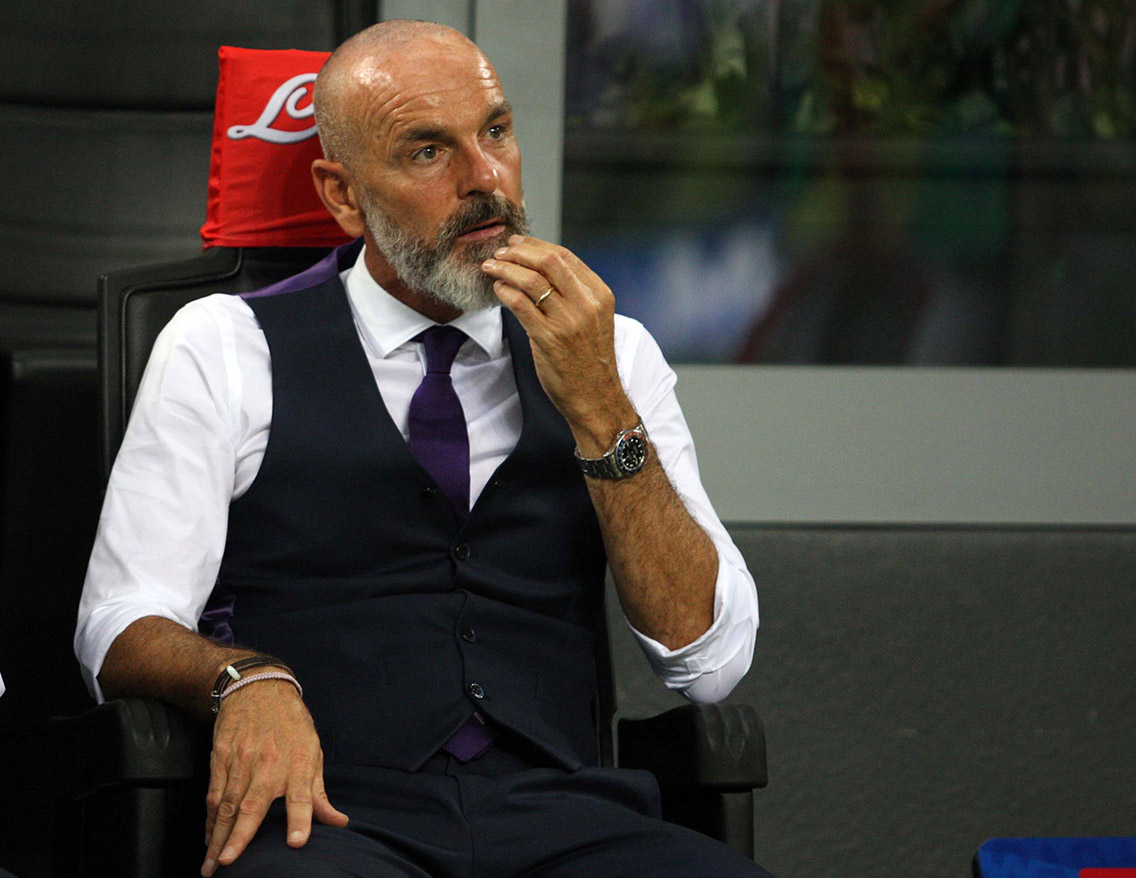 INTER-FIORENTINA CAMPIONATO SERIE A 20-08-2017. STEFANO PIOLI. GALASSI SILVANO