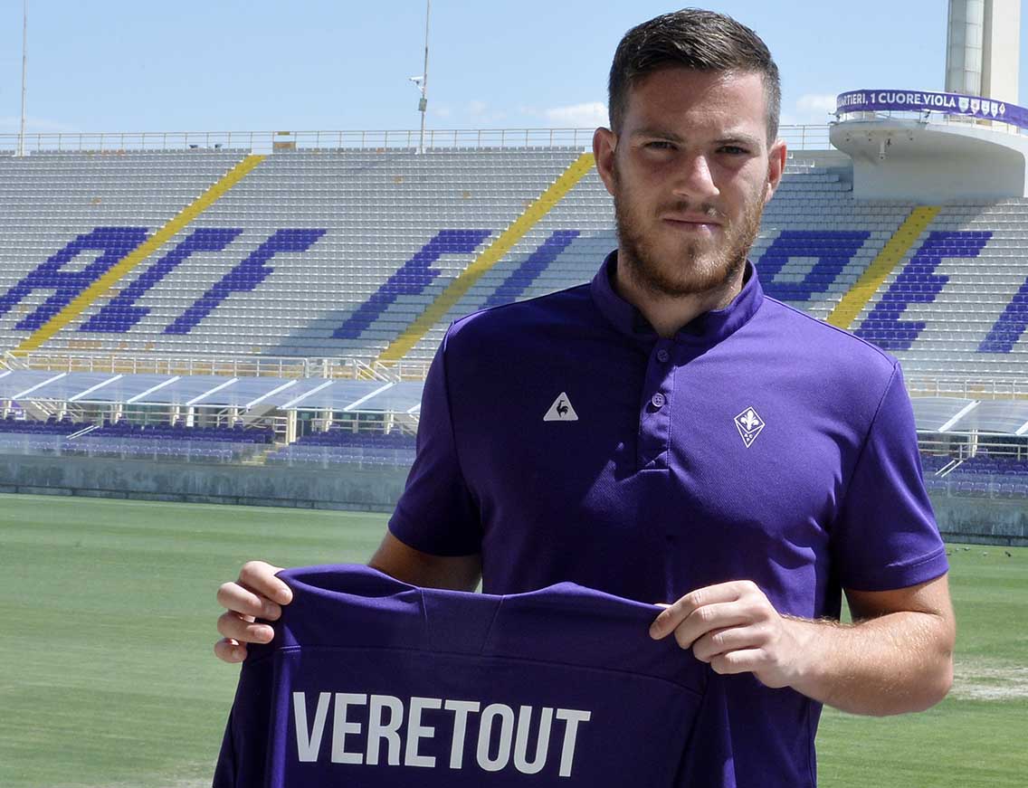 FIORENTINA 26-08-2017. PRESENTAZIONE VERETOUT JORDAN. GALASSI SILVANO