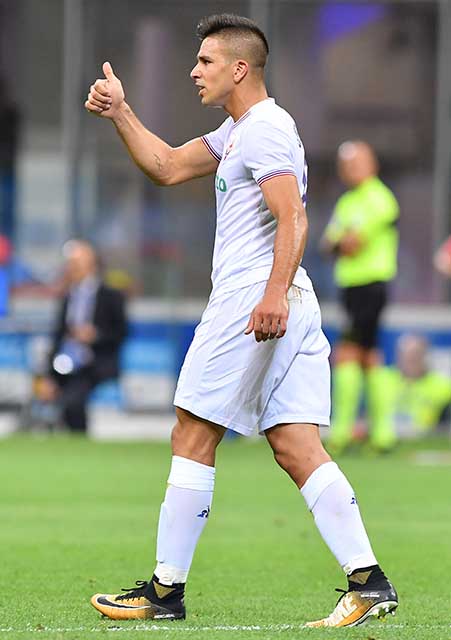 INTER-FIORENTINA CAMPIONATO SERIE A 20-08-2017 GIOVANNI SIMEONE. GALASSI SILVANO