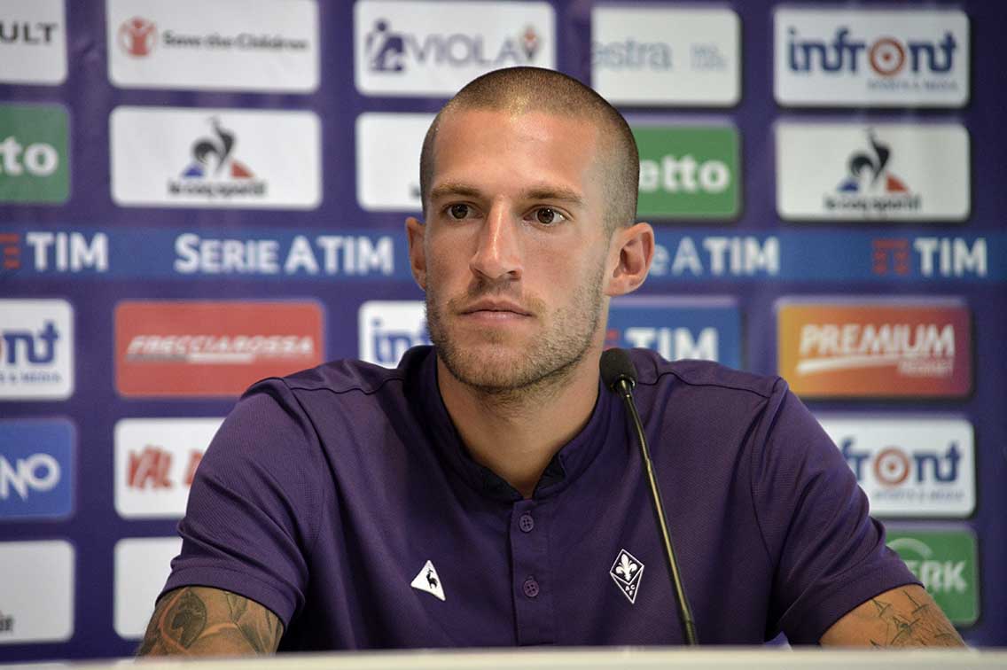 FIORENTINA 18-08-2107 PRESENTAZIONE CRISTIANO BIRAGHI. GALASSI SILVANO