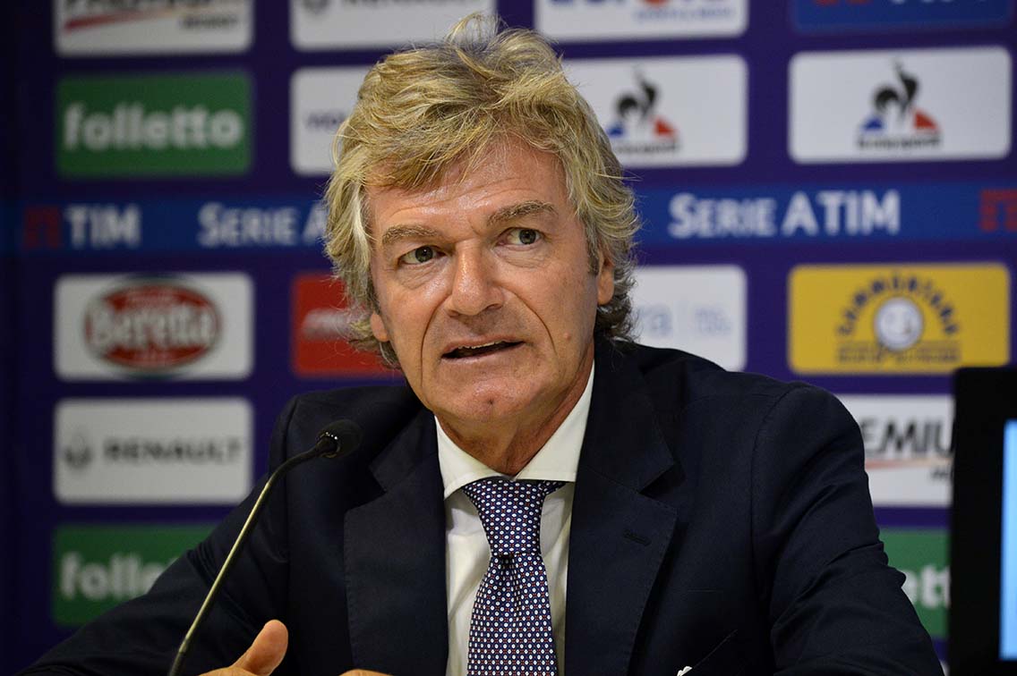 Giancarlo Antognoni in visita a Vittorio Cecchi Gori