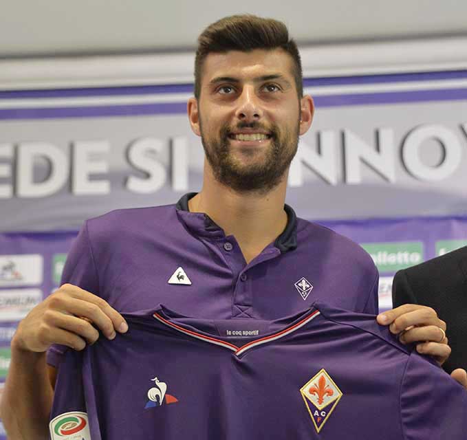 FIORENTINA 18-08-2107 PRESENTAZIONE DI MARCO BENASSI. GALASSI SILVANO
