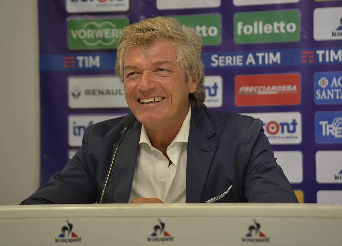 FIORENTINA 26-08-2017. PRESENTAZIONE GIANCARLO ANTOGNONI. GALASSI SILVANO