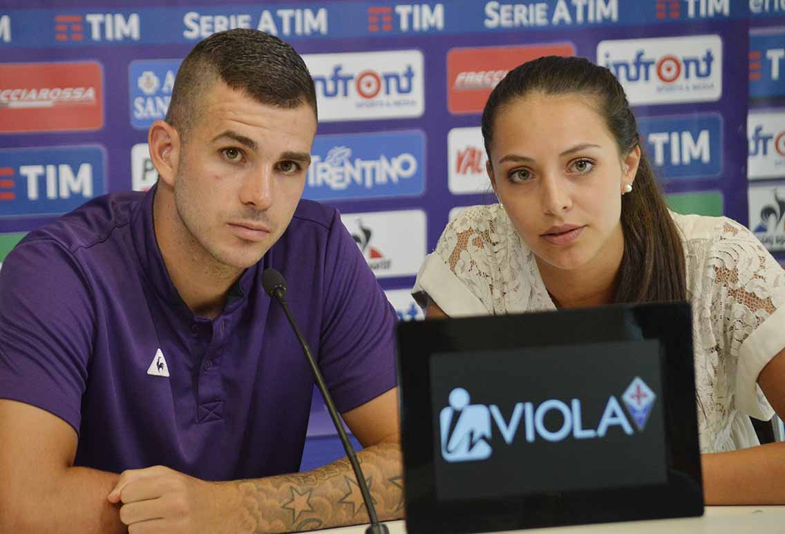 FIORENTINA 17-08-2017. PRESENTAZIONE DI VALENTIN EYSSERIC. GALASSI SILVANO