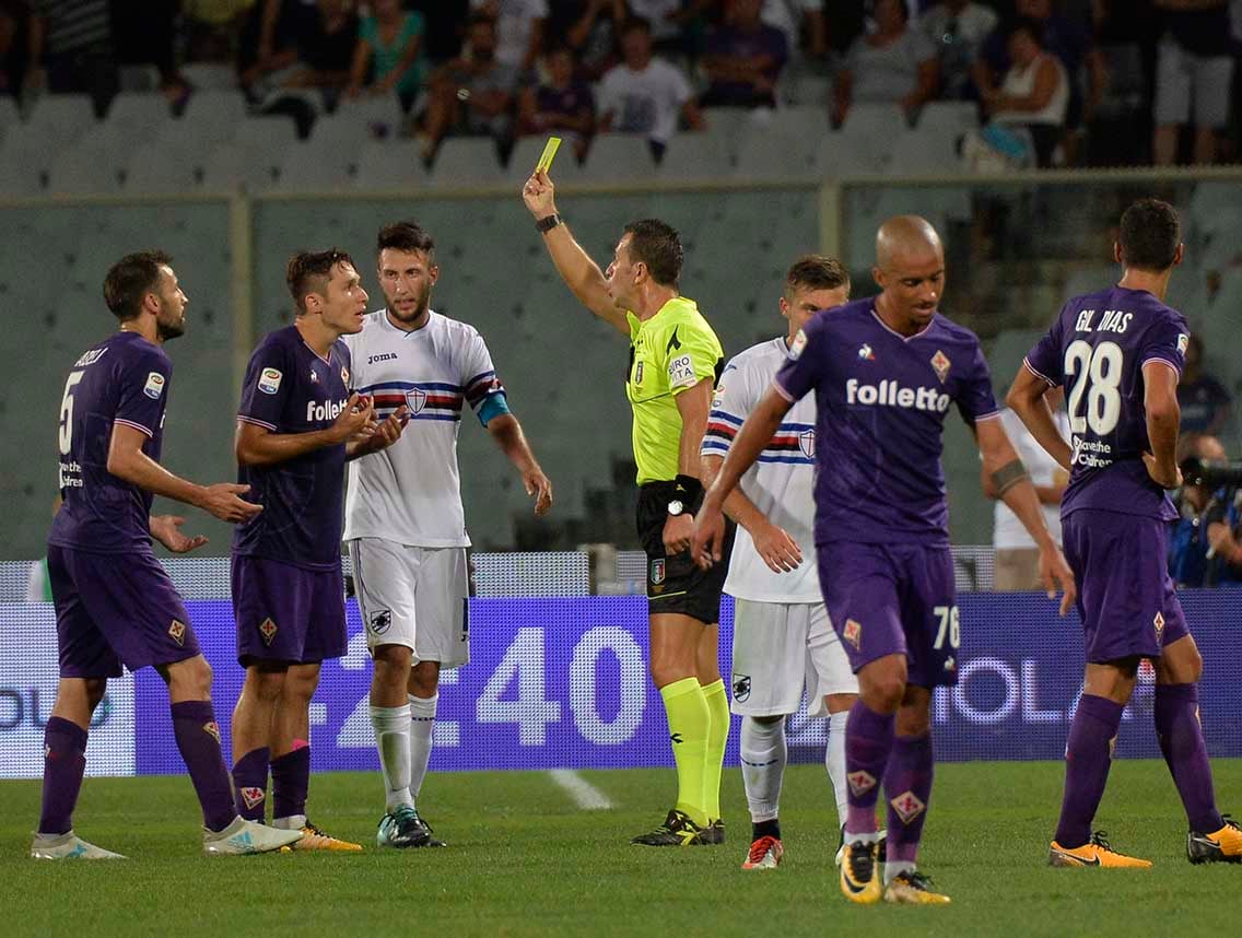 A Torino arbitra Doveri: 2° incrocio stagionale con i viola. Talismano per i bianconeri