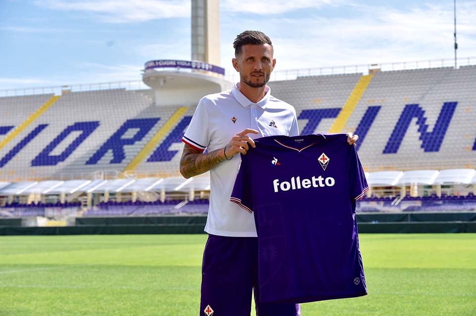 FIORENTINA 04-09-2017 PRESENTAZIONE DI CYRIL THEREAU. GALASSI SILVANO