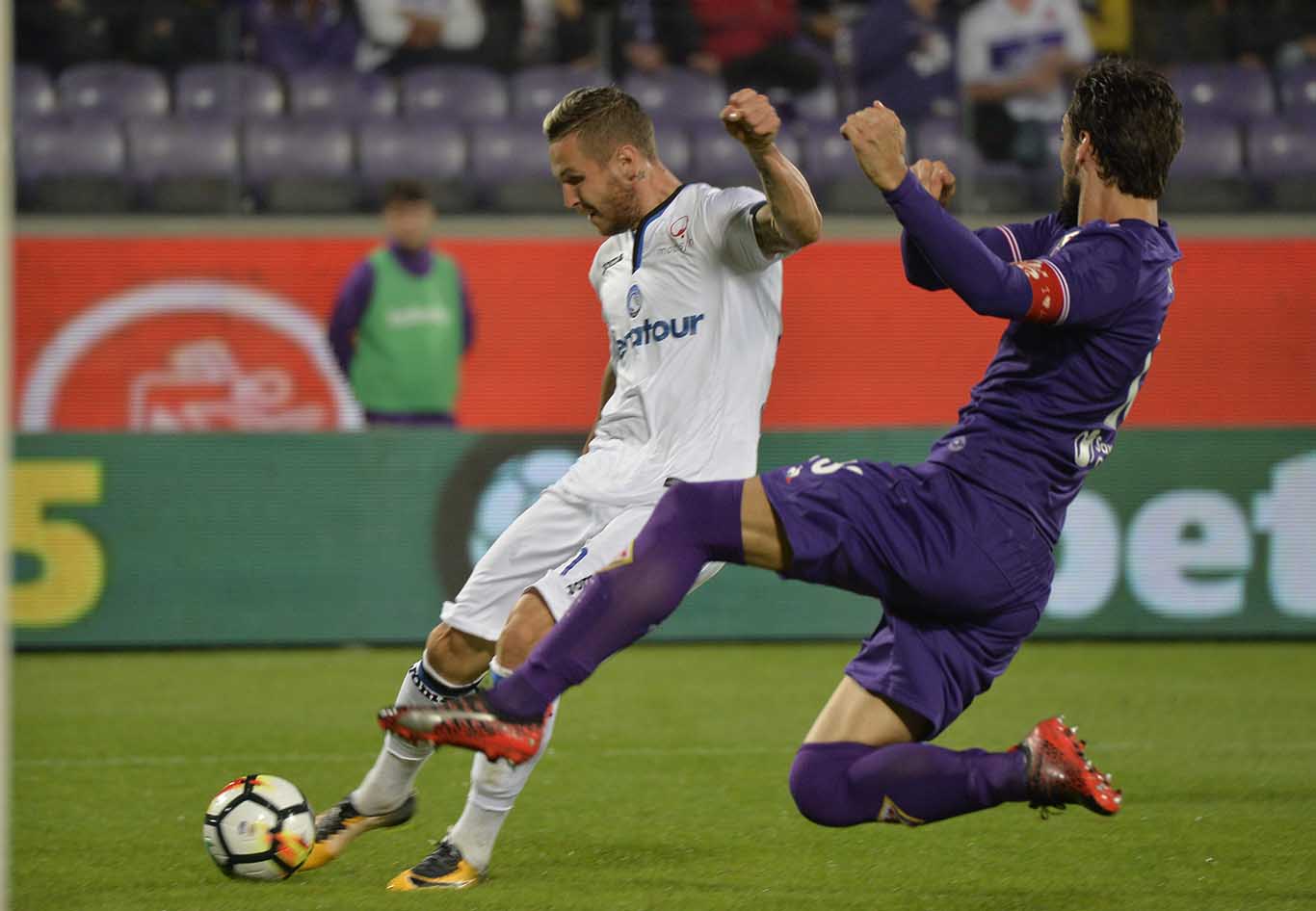 FIORENTINA-ATALANTA 24-09-2017. DAVIDE ASTORI EKURTIC. SILPRESS/GALASSI SILVANO