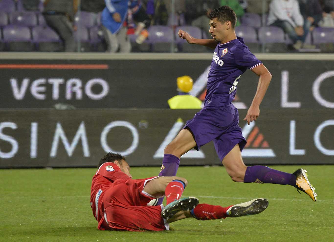 FIORENTINA-ATALANTA 24-09-2017. GL DIAS E BERISHA. SILPRESS/GALASSI SILVANO