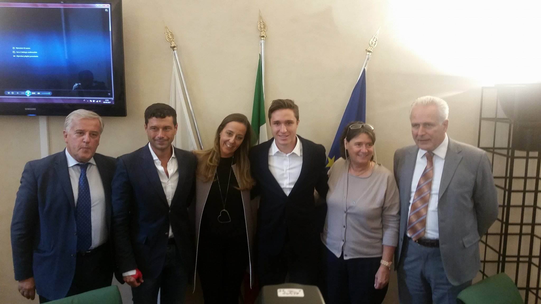 Chiesa nuovo testimonial dell'ATT: "Credo fortemente in questo progetto" (VIDEO/FOTO)