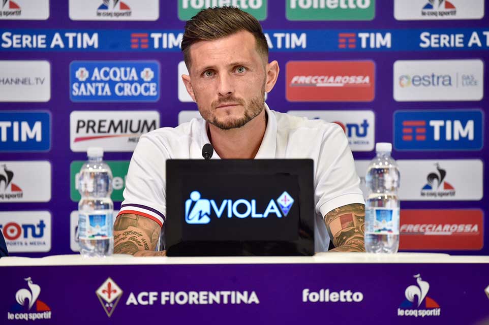 FIORENTINA 04-09-2017 PRESENTAZIONE DI CYRIL THEREAU. GALASSI SILVANO