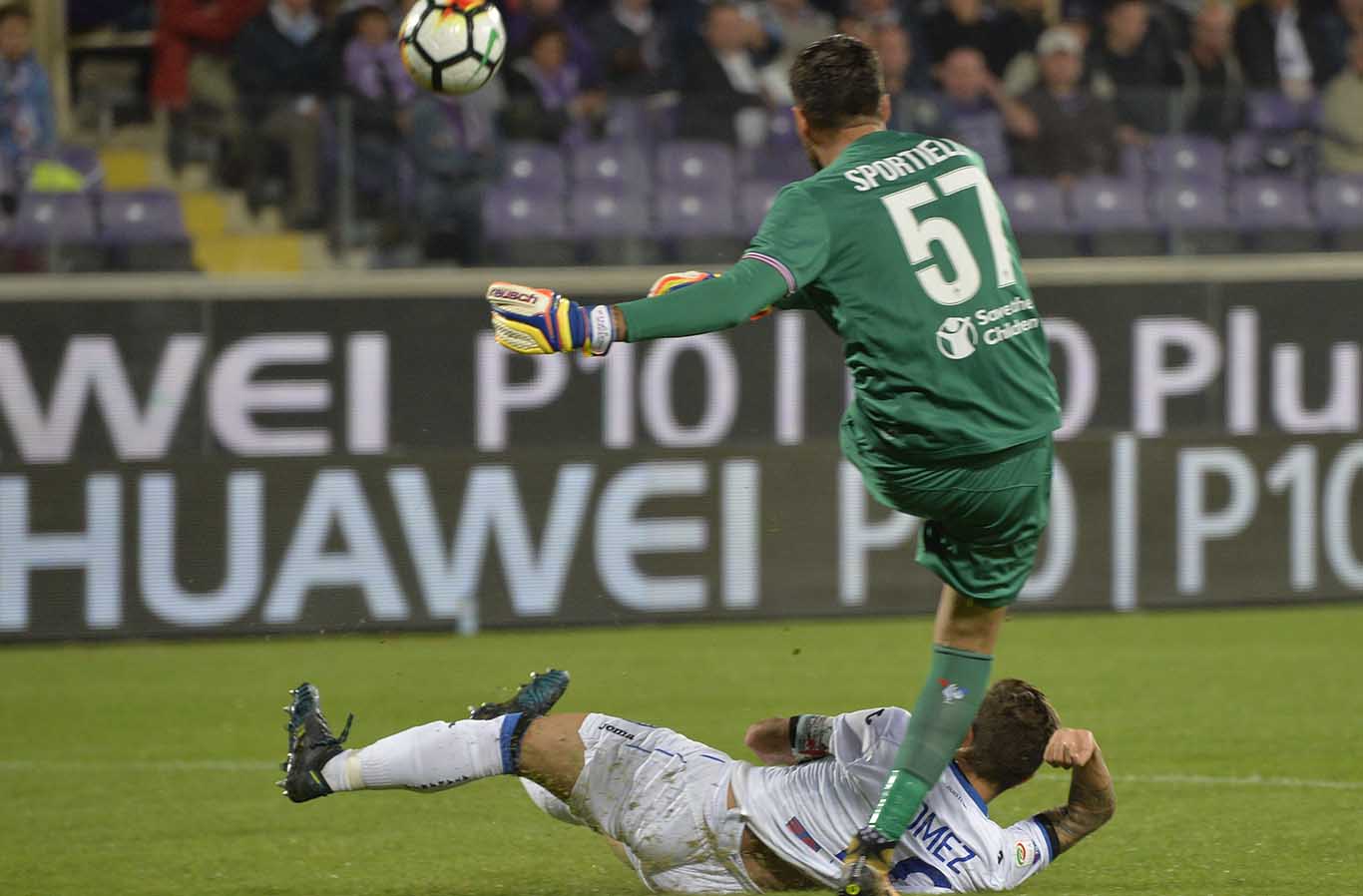 FIORENTINA-ATALANTA 24-09-2017.SPORTIELLO E GOMEZ. SILPRESS/GALASSI SILVANO