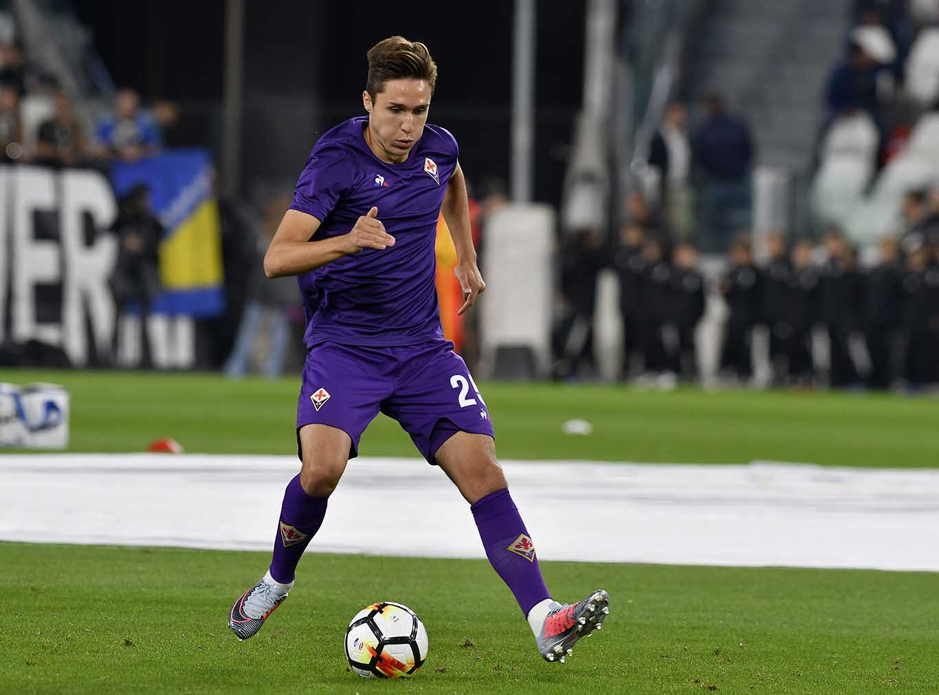 JUVENTUS-FIORENTINA 20-09-2017. FEDERICO CHIESA. GALASSI SILVANO