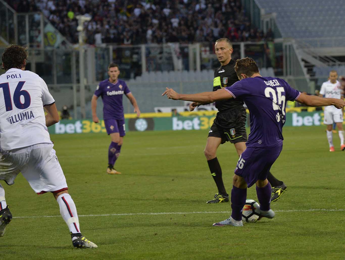 Fiorentina-Bologna Chiesa gol