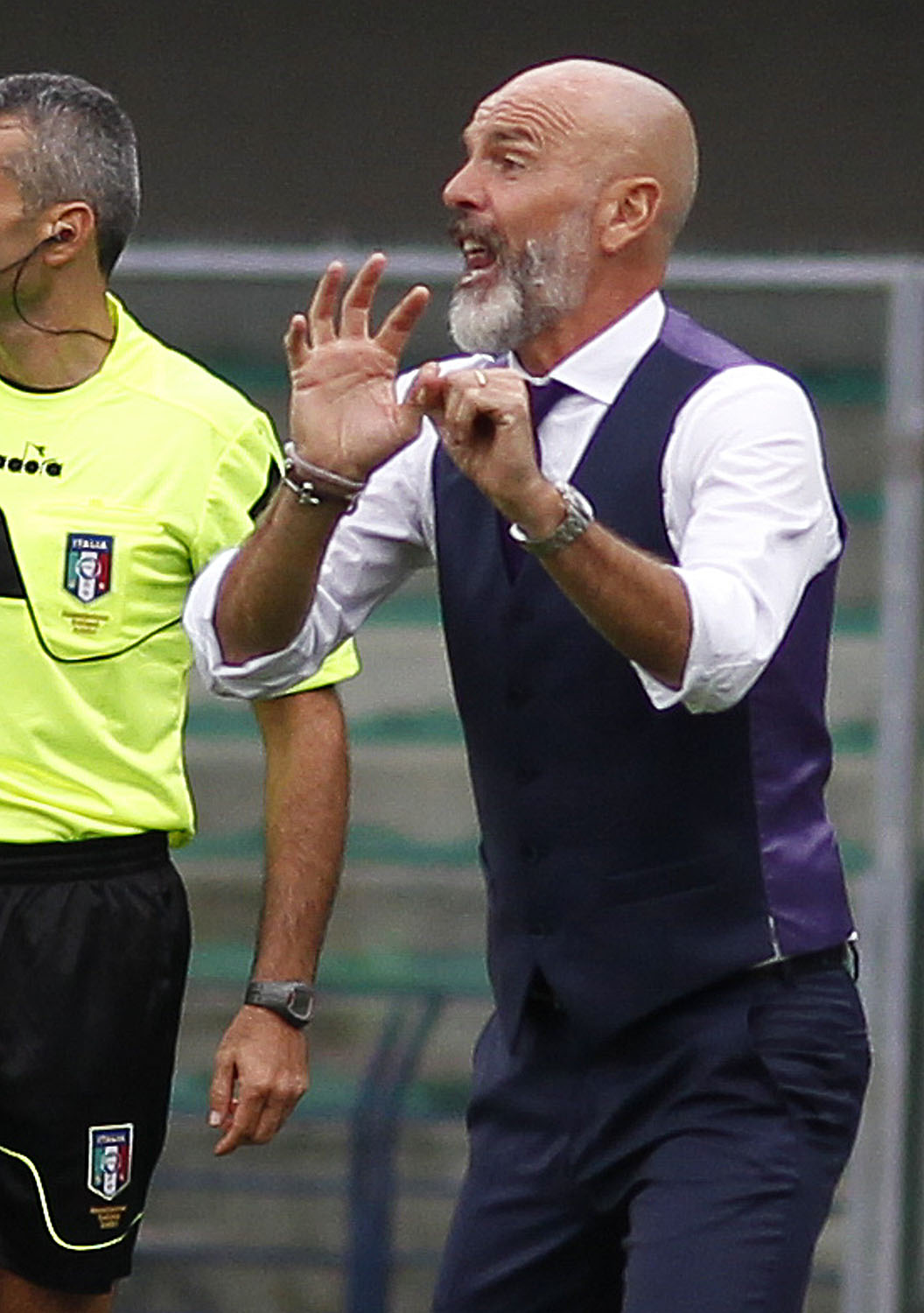 VERONA, ITALIA, 10 SETTEMBRE 2017, STADIO MARC'ANTONIO BENTEGODI, 3° GIORNATA CAMPIONATO SERIE A TIM 2017/2018, INCONTRO TRA LE SQUADRE DELL'HELLAS VERONA E DELLA FIORENTINA, NELLA FOTO: PIOLI