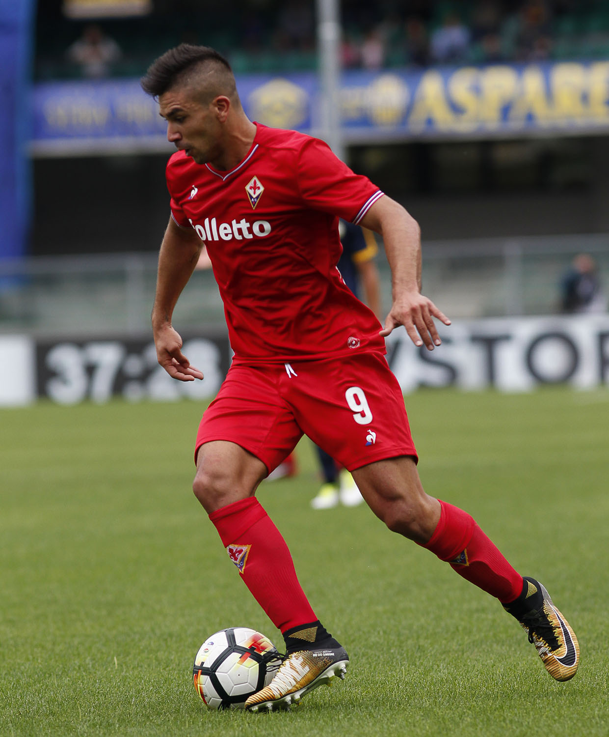 VERONA, ITALIA, 10 SETTEMBRE 2017, STADIO MARC'ANTONIO BENTEGODI, 3° GIORNATA CAMPIONATO SERIE A TIM 2017/2018, INCONTRO TRA LE SQUADRE DELL'HELLAS VERONA E DELLA FIORENTINA, NELLA FOTO: SIMEONE