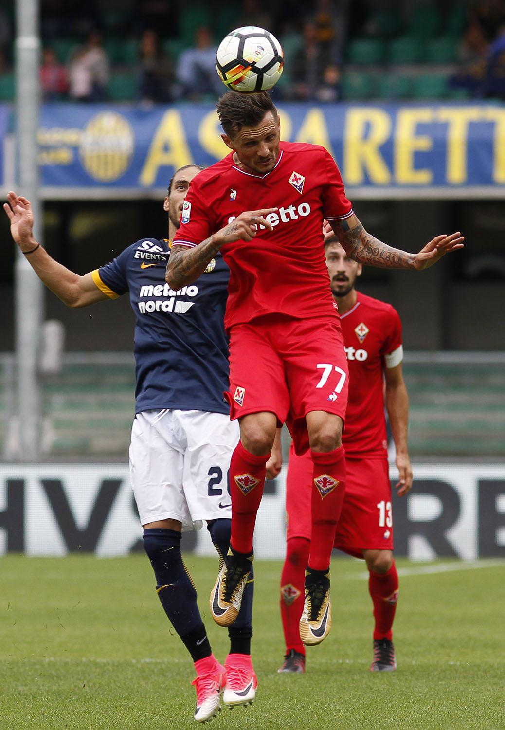 VERONA, ITALIA, 10 SETTEMBRE 2017, STADIO MARC'ANTONIO BENTEGODI, 3° GIORNATA CAMPIONATO SERIE A TIM 2017/2018, INCONTRO TRA LE SQUADRE DELL'HELLAS VERONA E DELLA FIORENTINA, NELLA FOTO: THEREAU