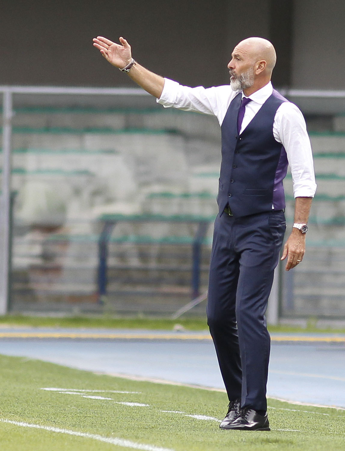 FIO111VERONA, ITALIA, 10 SETTEMBRE 2017, STADIO MARC'ANTONIO BENTEGODI, 3° GIORNATA CAMPIONATO SERIE A TIM 2017/2018, INCONTRO TRA LE SQUADRE DELL'HELLAS VERONA E DELLA FIORENTINA, NELLA FOTO: PIOLI