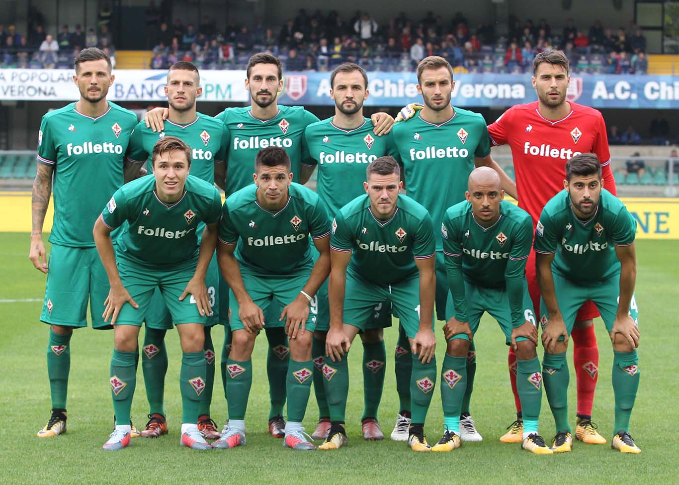 CHIEVO VERONA - FIORENTINA 01-10-2017 SQUADRA. SILPRESS/ALBERTO MARIANI