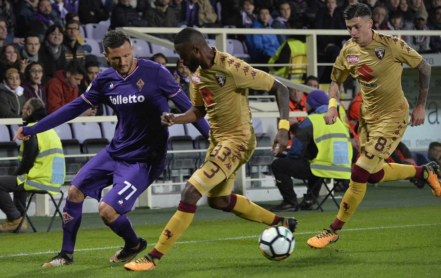 25-10-2017.FIORENTINA-TORINO. THEREAU IN AZIONE.SILPRESS