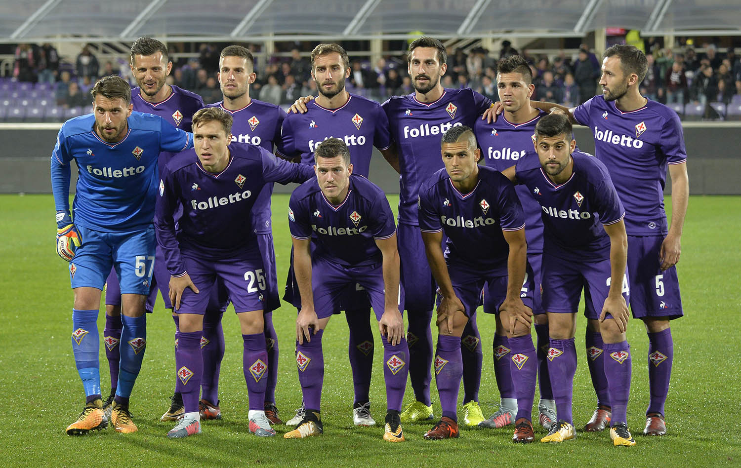 25-10-2017.FIORENTINA-TORINO. LA SQUADRA.FORMAZIONE.SILPRESS