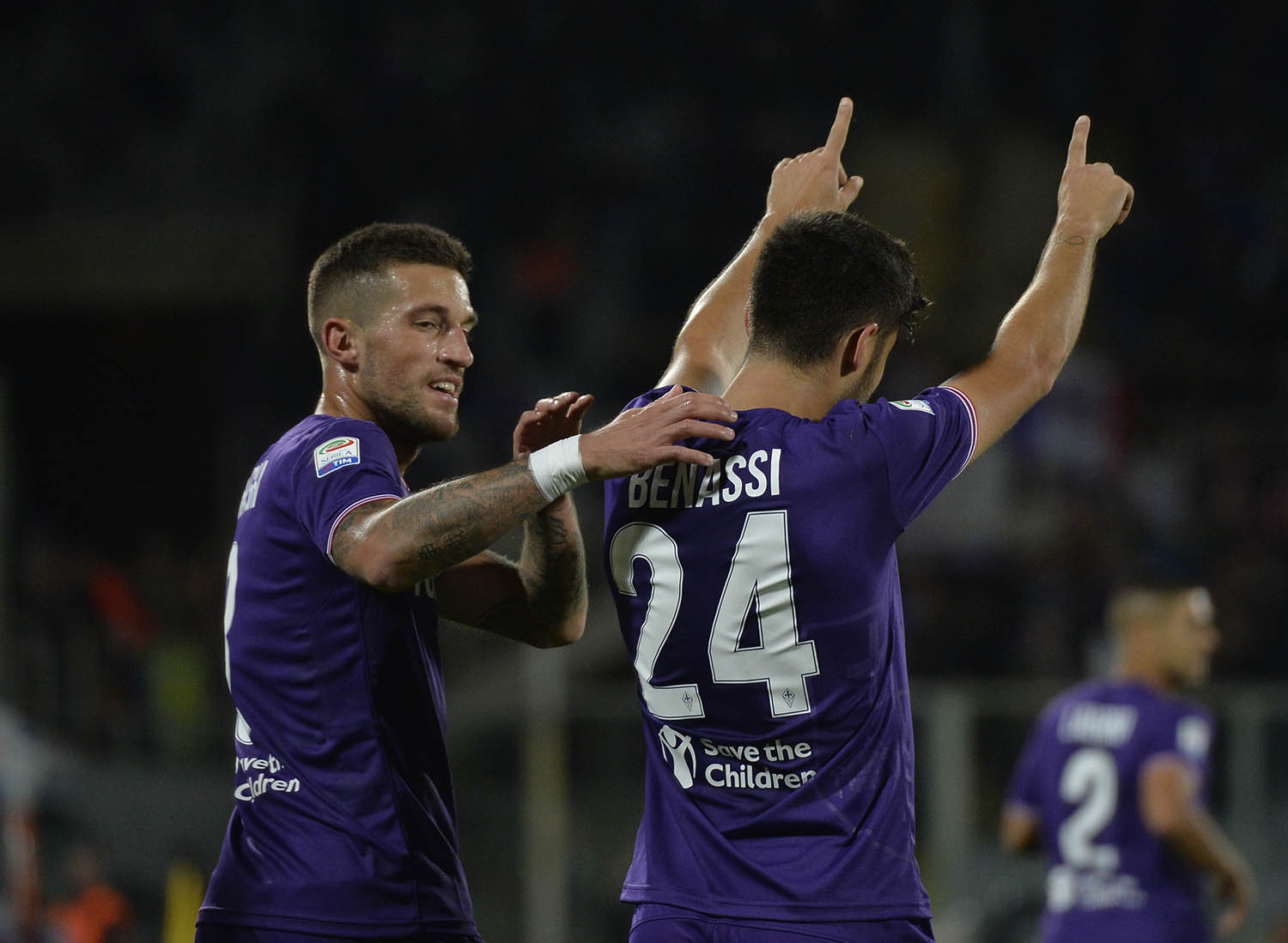 25-10-2017.FIORENTINA-TORINO. BENASSI ESULTA DOPO IL GOL.SILPRESS