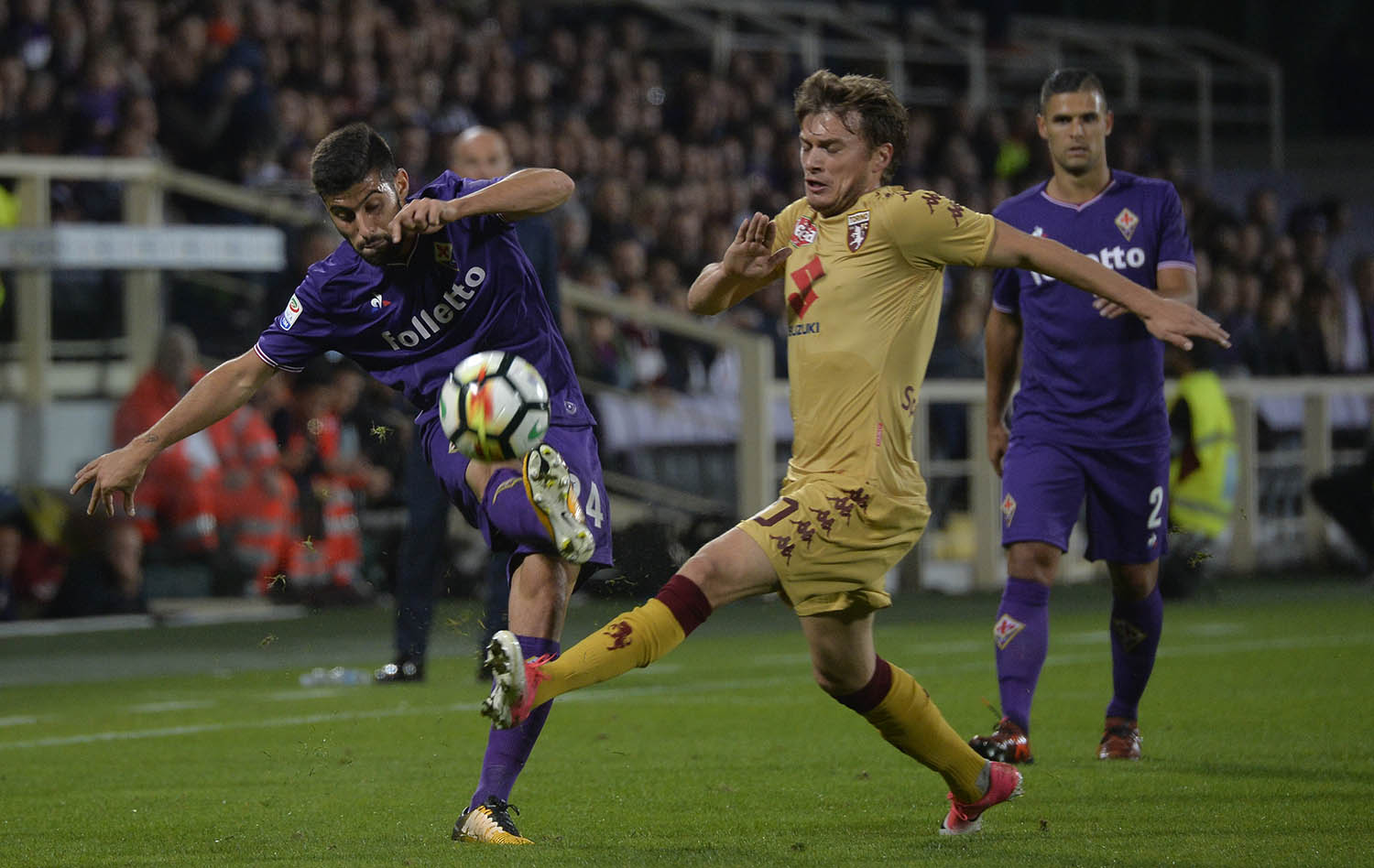 25-10-2017.FIORENTINA-TORINO. BENASSI IN AZIONE.SILPRESS