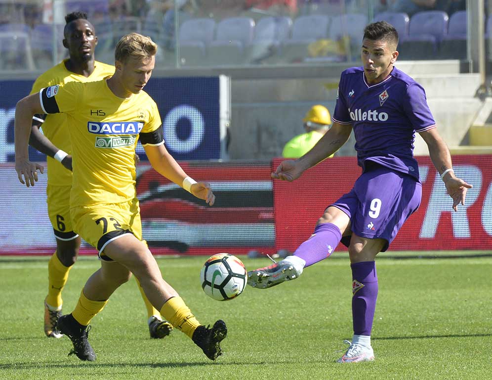 FIORENTINA-UDINESE 15-10-2017 GIOVANNI SIMEONE. GALASSI SILVANO