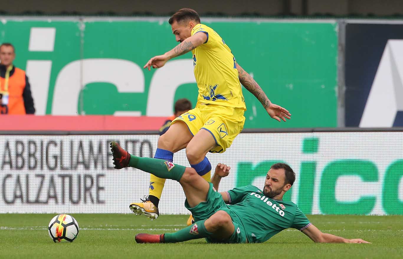 CHIEVO VERONA - FIORENTINA 01-10-2017 MILAN BADELJ SILPRESS/ALBERTO MARIANI