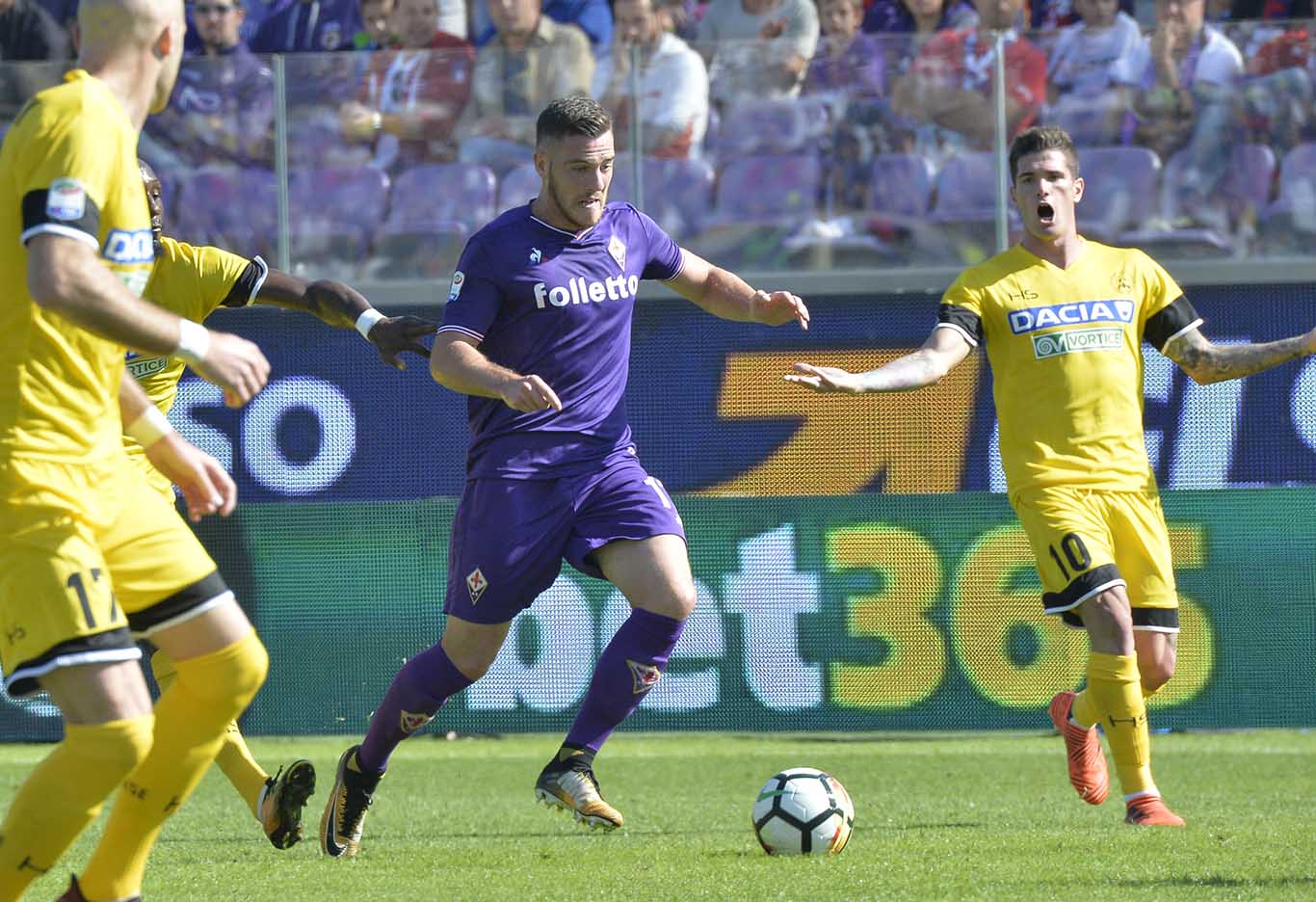 FIORENTINA-UDINESE 15-10-2017 VERETOUT. GALASSI SILVANO
