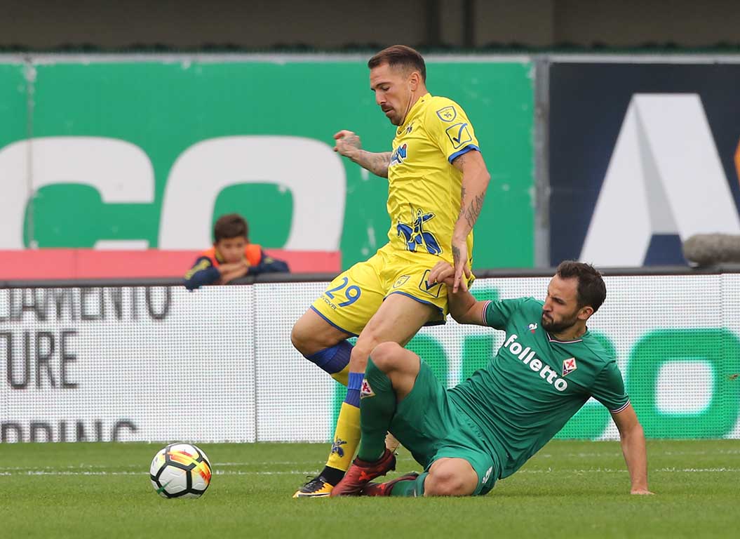 CHIEVO VERONA - FIORENTINA 01-10-2017 MILAN BADELJ. SILPRESS/ALBERTO MARIANI