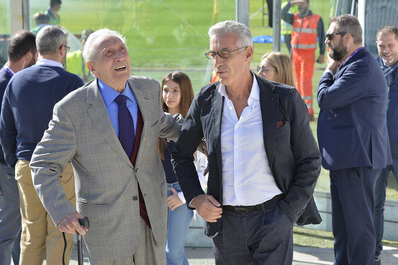 FIORENTINA-UDINESE 15-10-2017 NARCISIO PARIGI E GINO SALICA. GALASSI SILVANO