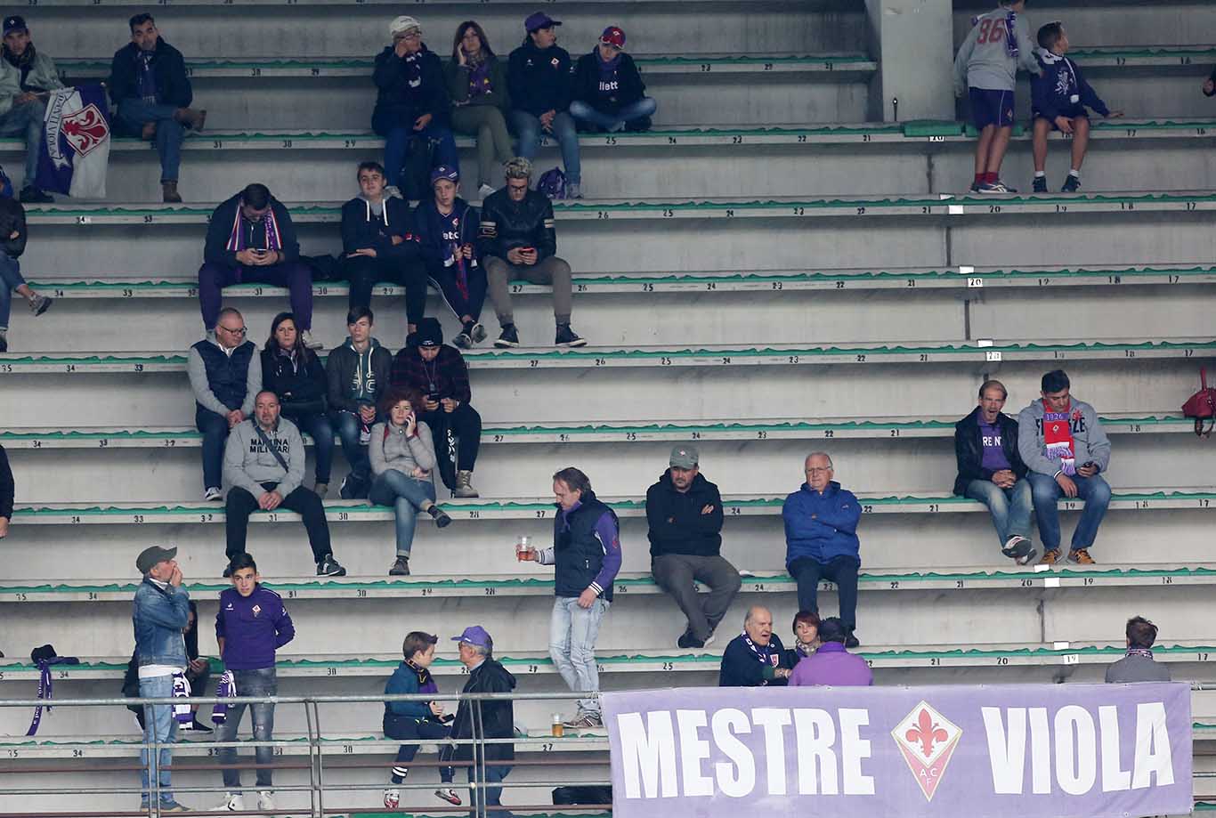 CHIEVO VERONA - FIORENTINA 01-10-2017 TIFOSI. SILPRESS/ALBERTO MARIANI