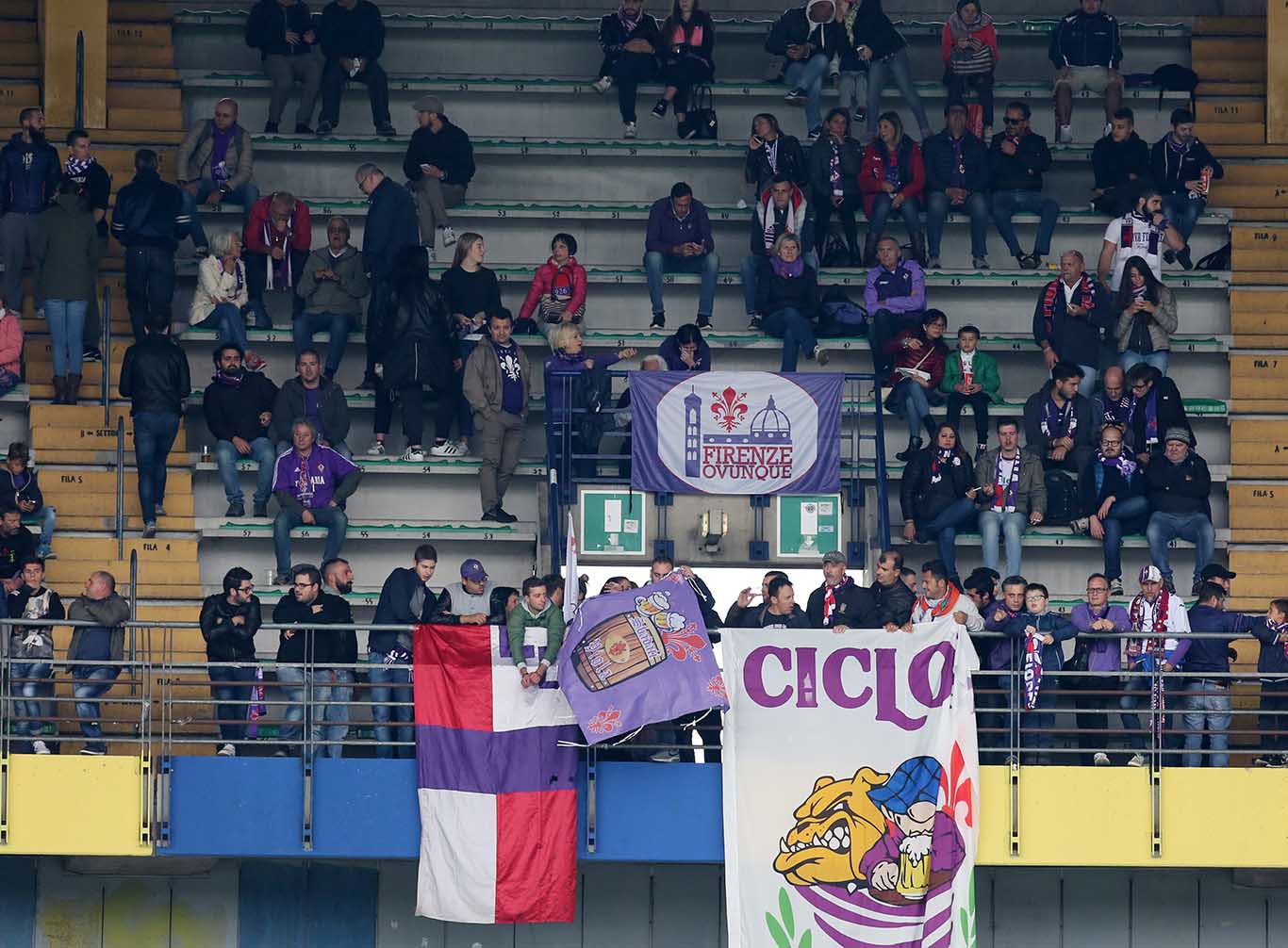 CHIEVO VERONA - FIORENTINA 01-10-2017 TIFOSI. SILPRESS/ALBERTO MARIANI