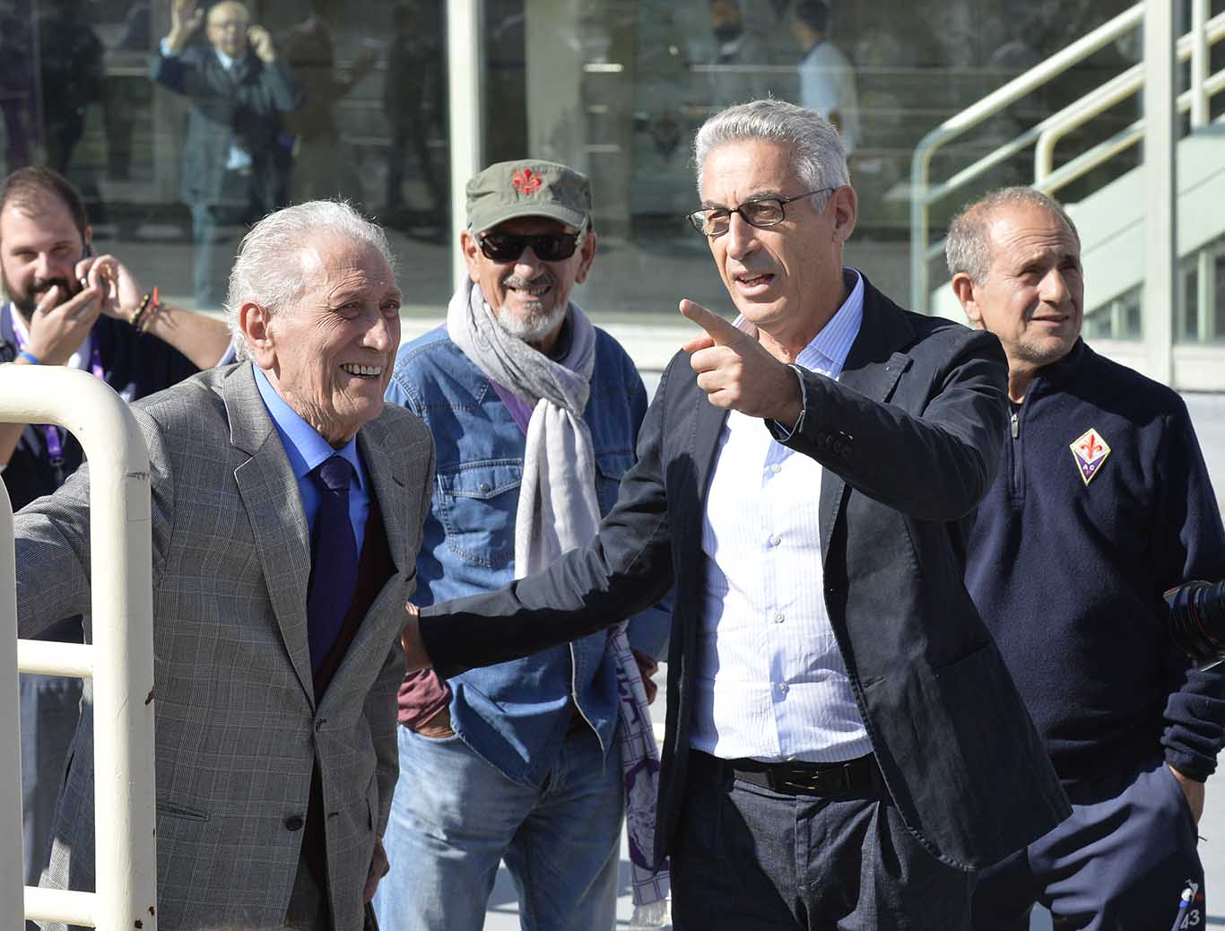 FIORENTINA-UDINESE 15-10-2017 NARCISIO PARIGI E GINO SALICA. GALASSI SILVANO