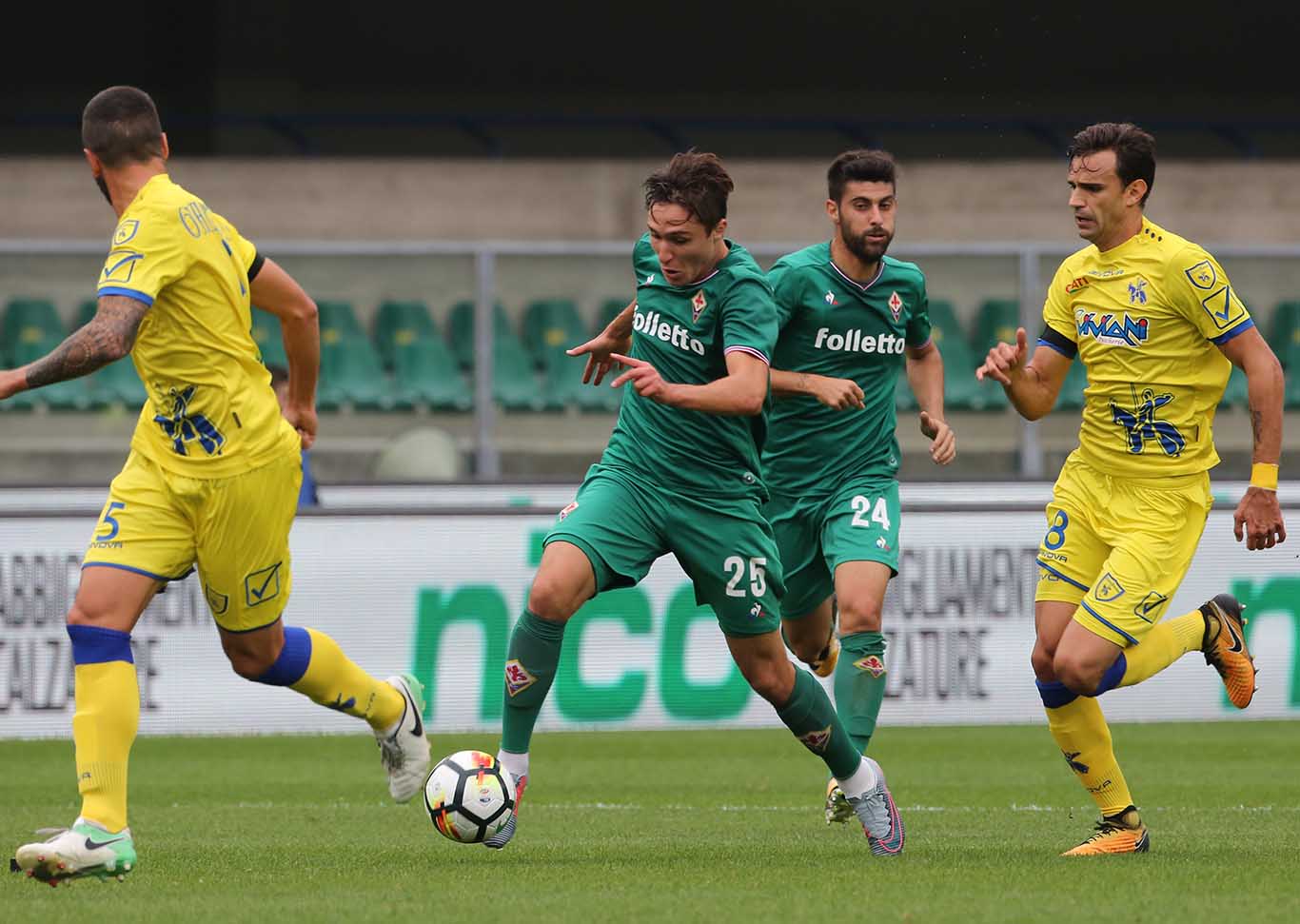 CHIEVO VERONA - FIORENTINA 01-10-2017 FEDERICO CHIESA. SILPRESS/ALBERTO MARIANI