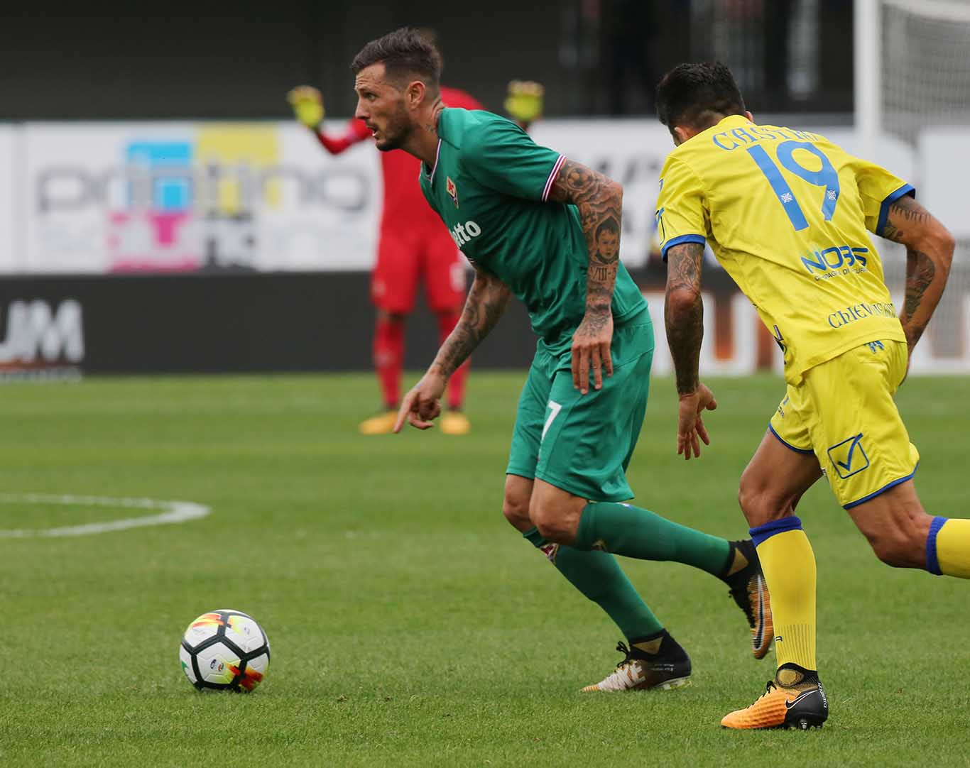 CHIEVO VERONA - FIORENTINA 01-10-2017 CYRIL THEREAU. SILPRESS/ALBERTO MARIANI