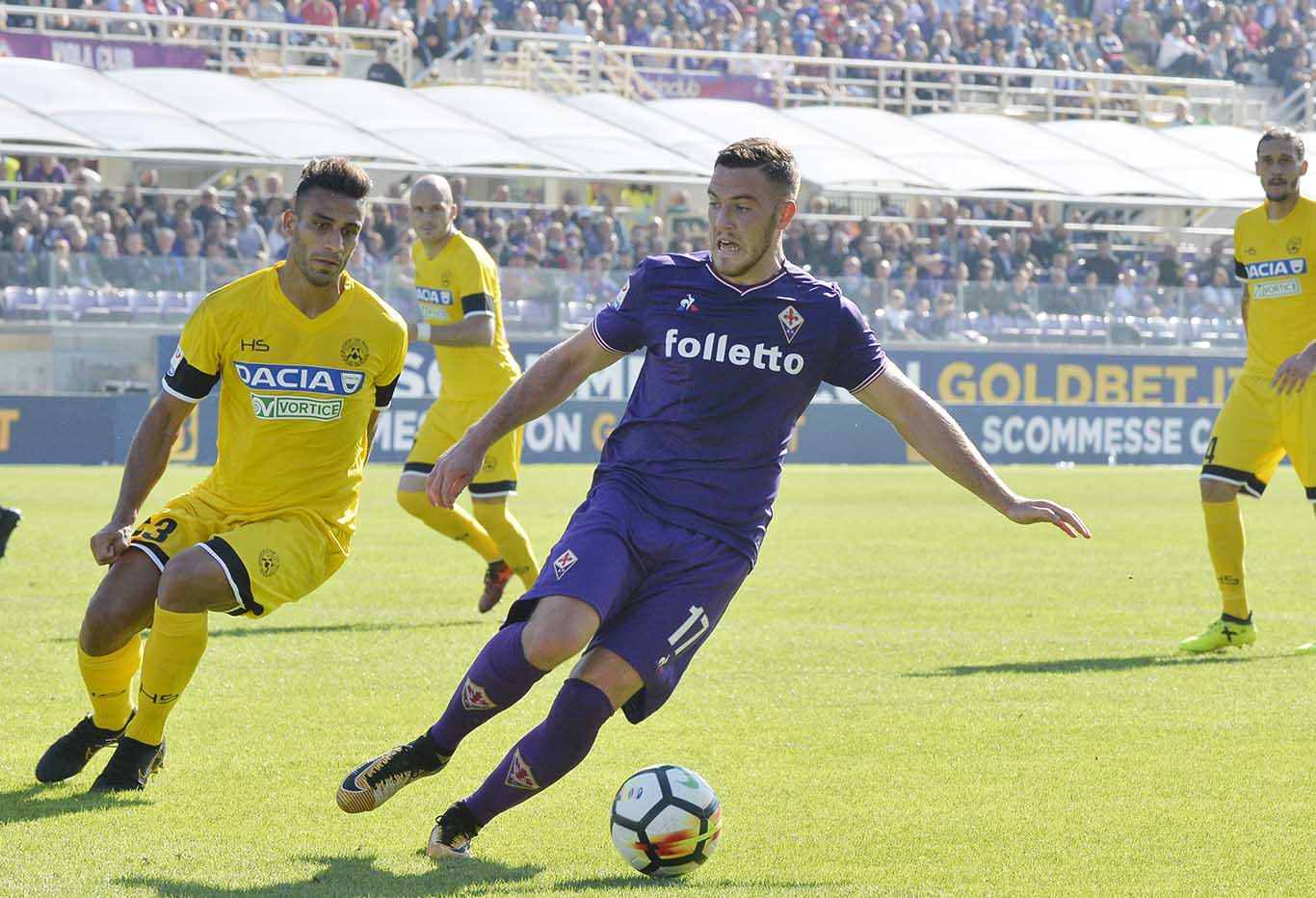 FIORENTINA-UDINESE 15-10-2017 VERETOUT. GALASSI SILVANO